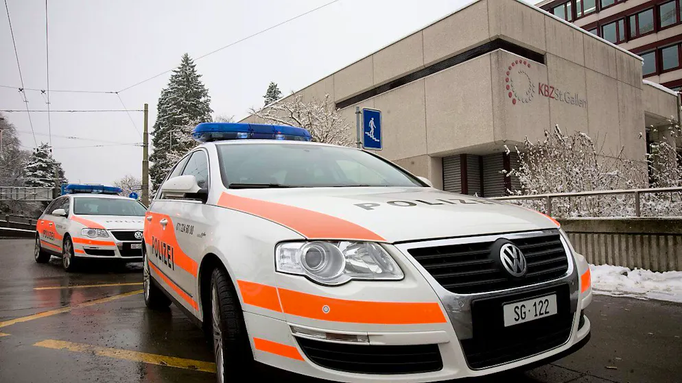 Die Stadtpolizei St. Gallen musste wegen des Unfalls ausrücken. (Archivbild)