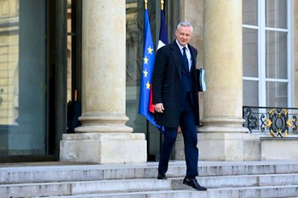 L'ancien ministre de l'Economie Bruno Le Maire à l'Elysée, le 1er mars 2023 (archives).