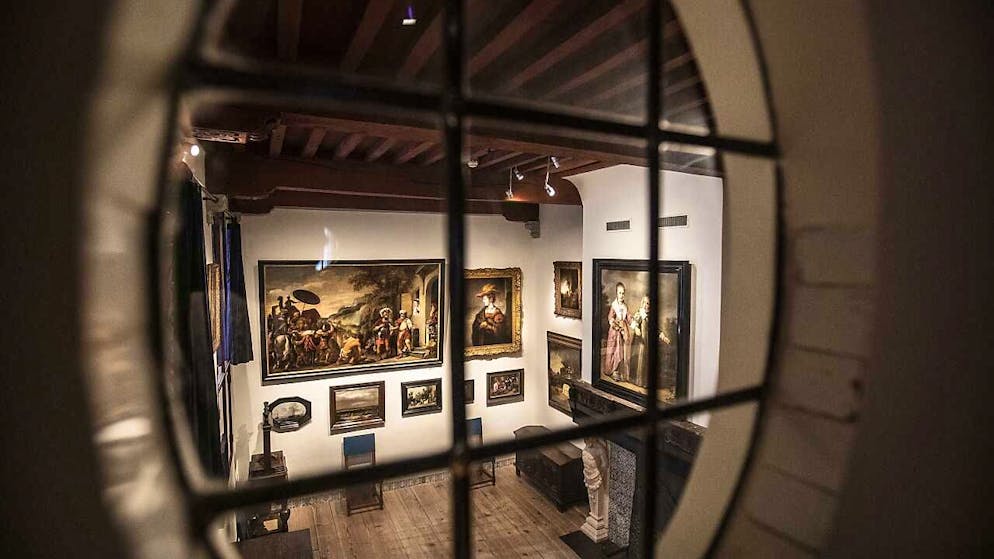 Een deel van het vernieuwde Rembrandt Museum is te zien tijdens een perspreview.  Foto: Eva Plevier/ANP/dpa