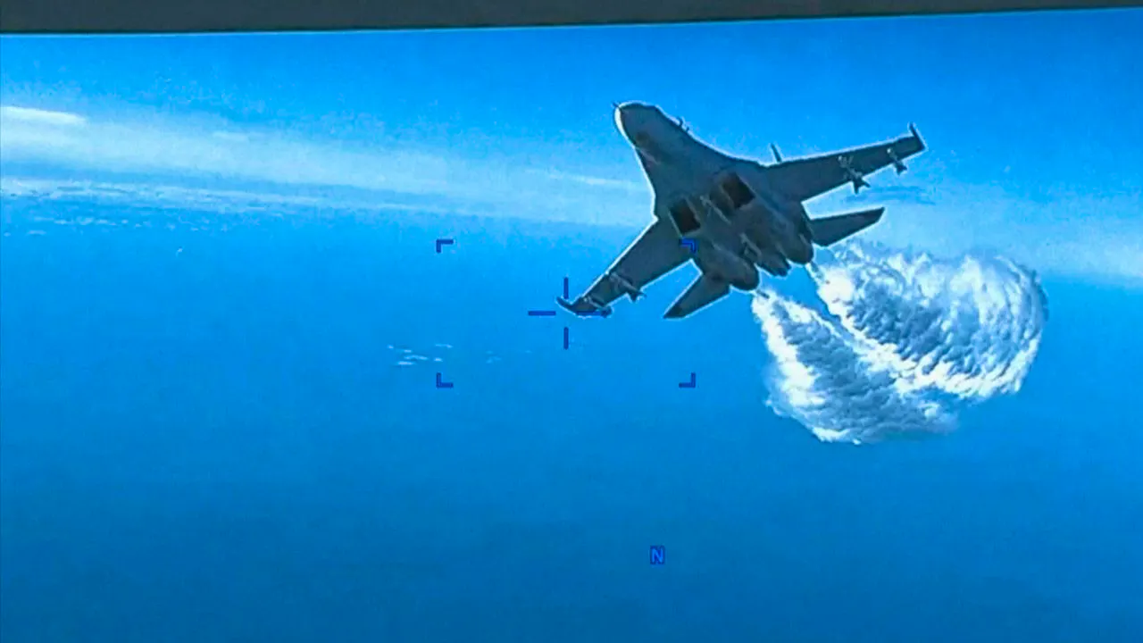 Russland. USA veröffentlichen Video zu Drohnen-Absturz über Schwarzem Meer