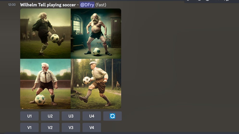 Wilhelm Tell hat nie Fussball gespielt? Falsch!