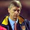 Arsenal London manager, Arsene Wenger leaves the field as Arsenal crash out of the Champions League, defeated 1-0 by Fiorentina, during tonight's Wednesday 27 October 1999, UEFA Champions League group B match, at Wembley Stadium, London. (KEYSTONE/EPA /TOBY MELVILLE) === ELECTRONIC IMAGE ===