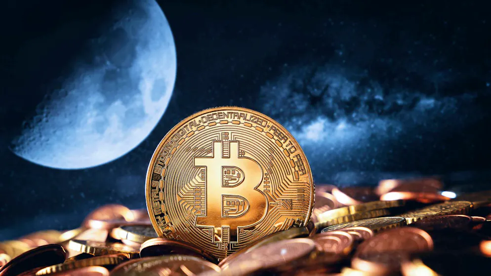 Rover mit Bitcoins an Bord. Wer zuerst am Mond-Südpol ist, hat gewonnen