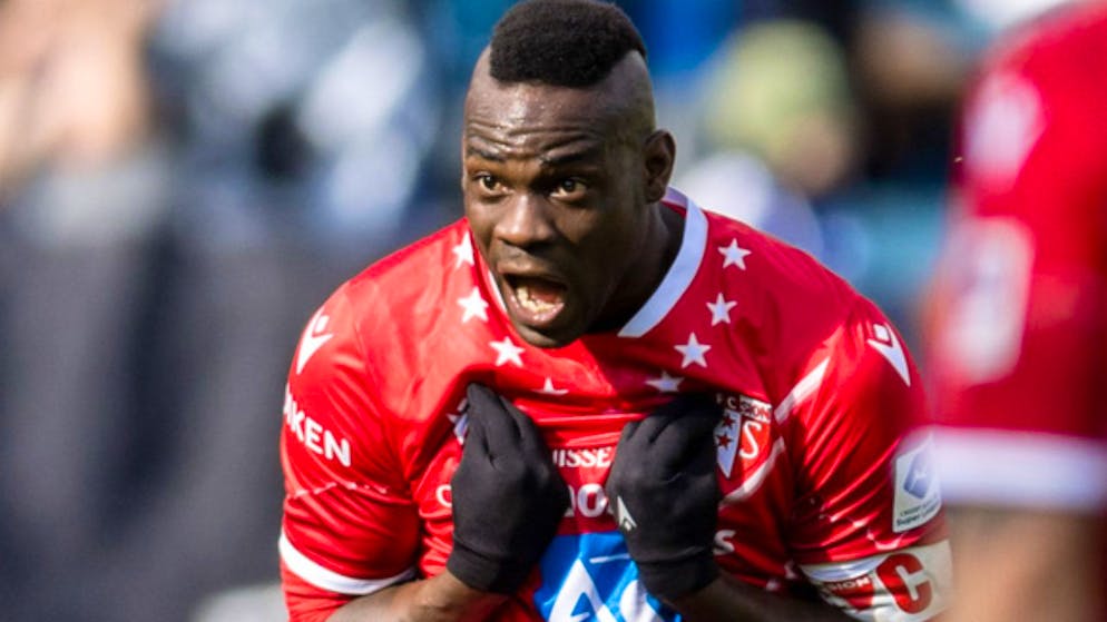 Im Sion-Trikot wurde Mario Balotelli schon länger nicht mehr gesehen.