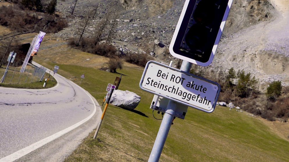 Ein Dorf rutscht ab. «Da rollt grad ein grösserer Block heran» – «Mir macht das Angst»
