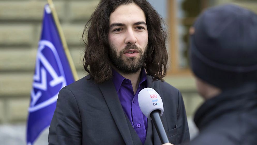 Mass-voll-Präsident Nicolas Rimoldi will Nationalrat werden. (Archiv)