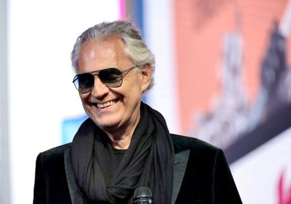 Katy Perry et Lionel Ritchie mais pas de star britannique au concert du couronnement de Charles III - Gallery. Andrea Bocelli, le 23 mars 2023 à New York