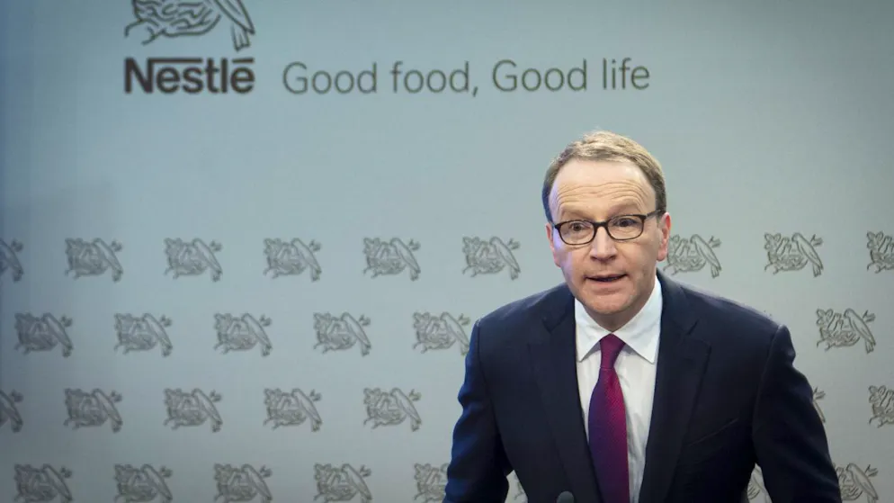 Actares se prononcera contre la réélection du directeur général (CEO) de Nestlé, Mark Schneider, au conseil d'administration (archives).