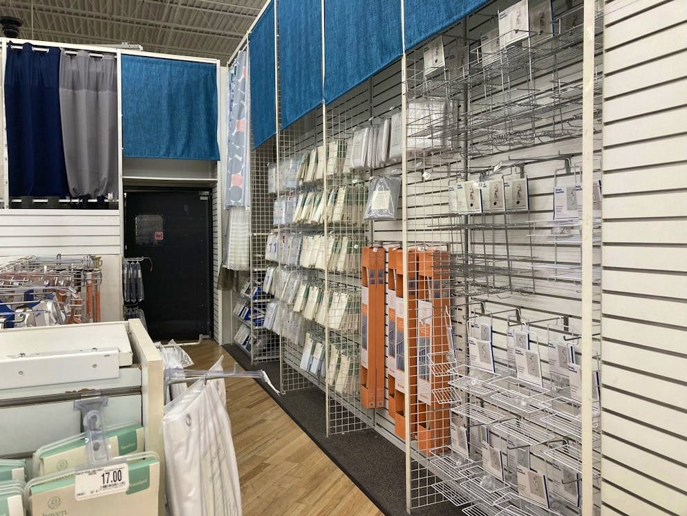 Bed Bath & Beyond throws in the towel, penniless.  Almost empty shelves in a Florida store.  The home improvement chain filed for bankruptcy Sunday, April 23 in New Jersey District Court, listing assets and liabilities estimated at  billion to  billion.