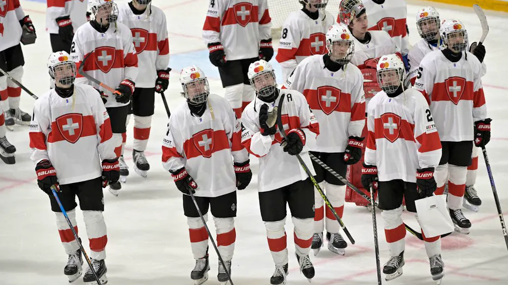 La Suisse été logiquement battue par le Canada en quarts de finale des Mondiaux M18.