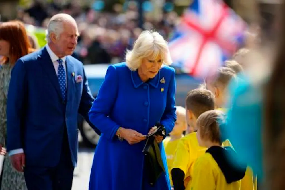Camilla, von der dämonisierten Geliebten zur gekrönten Königin - Galerie. König Karl III. und Kaiserin Camilla in Liverpool, 26. April 2023