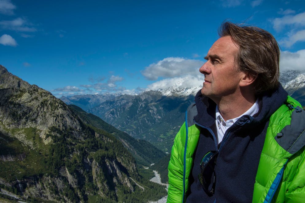 Christian Gartmann dello staff di gestione della comunità di Brienz.