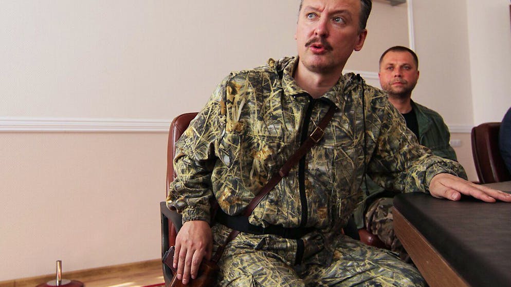 Nella foto, Igor Girkin durante una conferenza stampa nel 2014, a Donetsk. (Foto archivio)