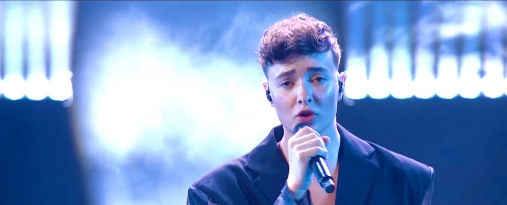 ESC-Performances im Halbfinale. Seine Performance gehörte besonders gesanglich zu den Besten des Abends. 