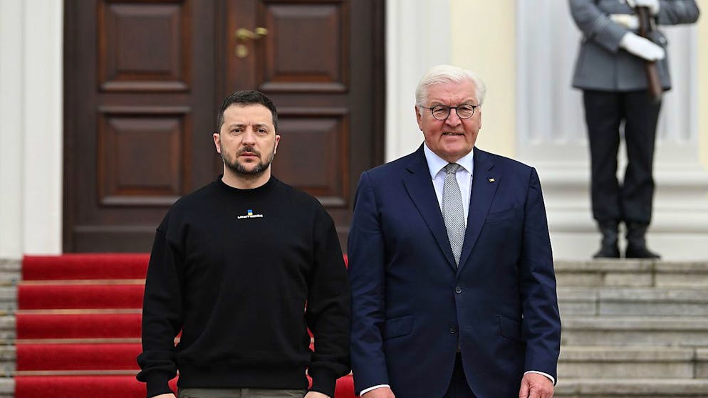 Guerra. Zelensky incontra Steinmeier e Scholz a Berlino