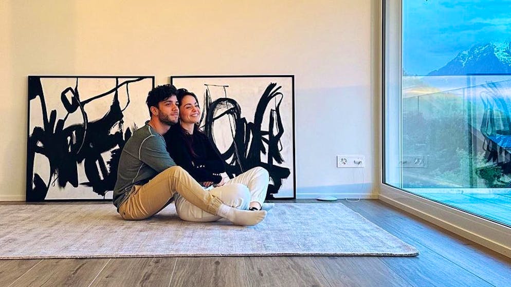 Umbau offiziell fertig. Luca Hänni und Christina Luft zeigen ihr «Häuschen»