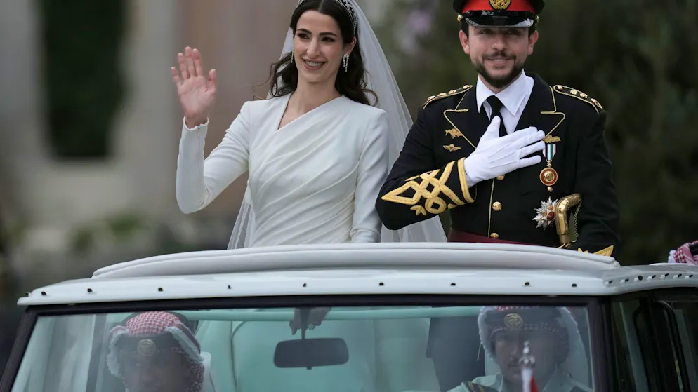 Jordanien feiert. Kronprinz Hussein hat geheiratet