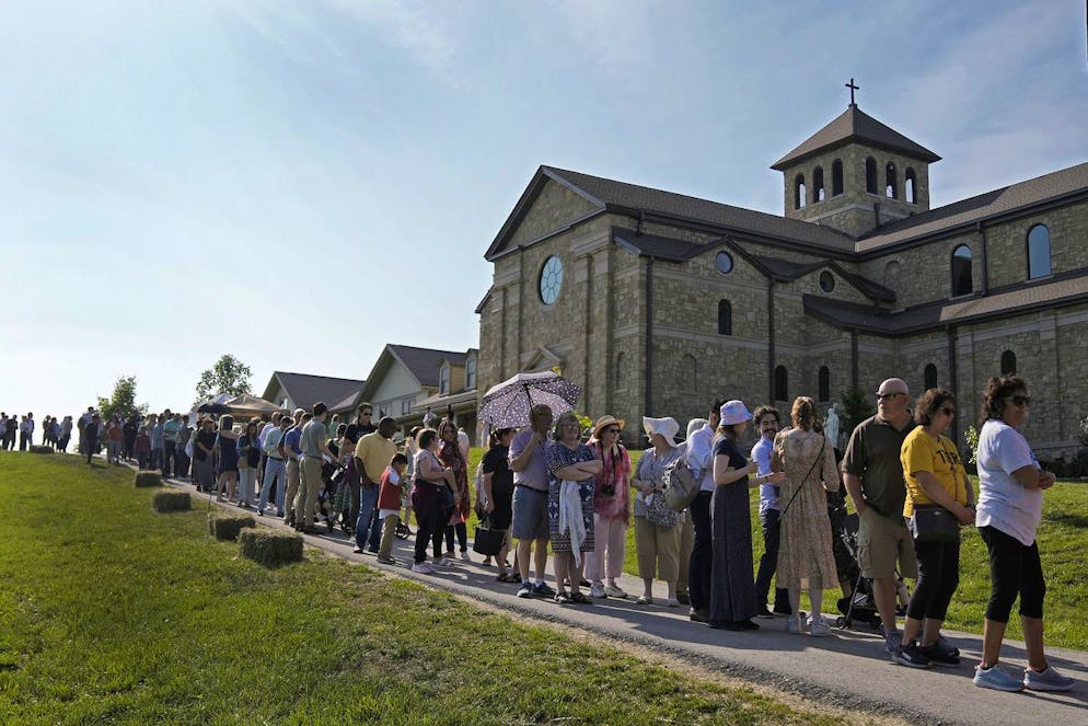 Sister Wilhelmina.  Hundreds of people visited the small Missouri town this week to view the nun's body which has barely decomposed since 2019.