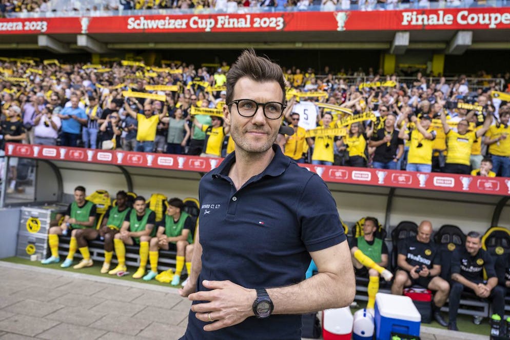 Raphaël Wicky ne pouvait masquer sa fierté à l'issue de la finale de la Coupe de Suisse.