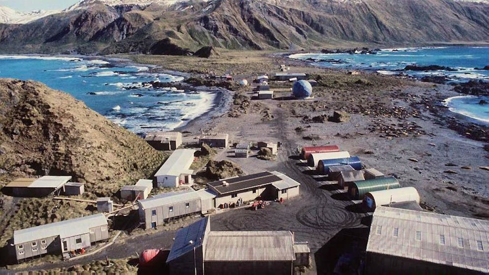 L'île de Macquarie, située à 1500 km au sud de la Tasmanie, abrite un centre scientifique subantarctique (archives).