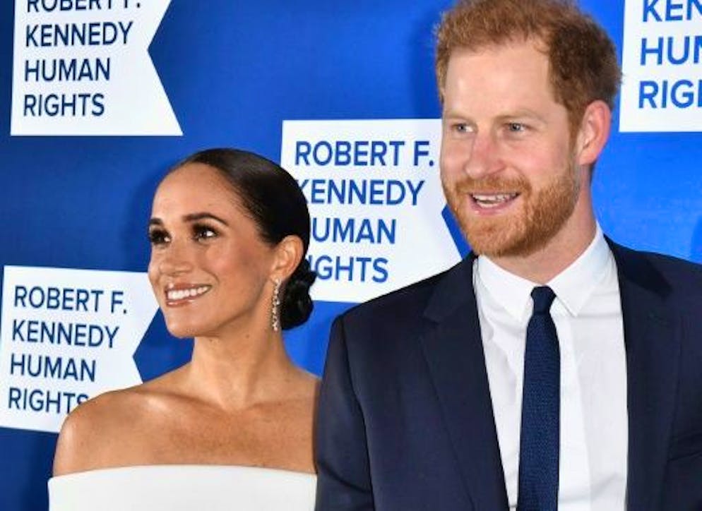 Le prince Harry à la barre des témoins contre un tabloïd à Londres - Gallery. Le prince Harry et son épouse Meghan, photographiés lors d'un gala, le 6 décembre 2022 à New York