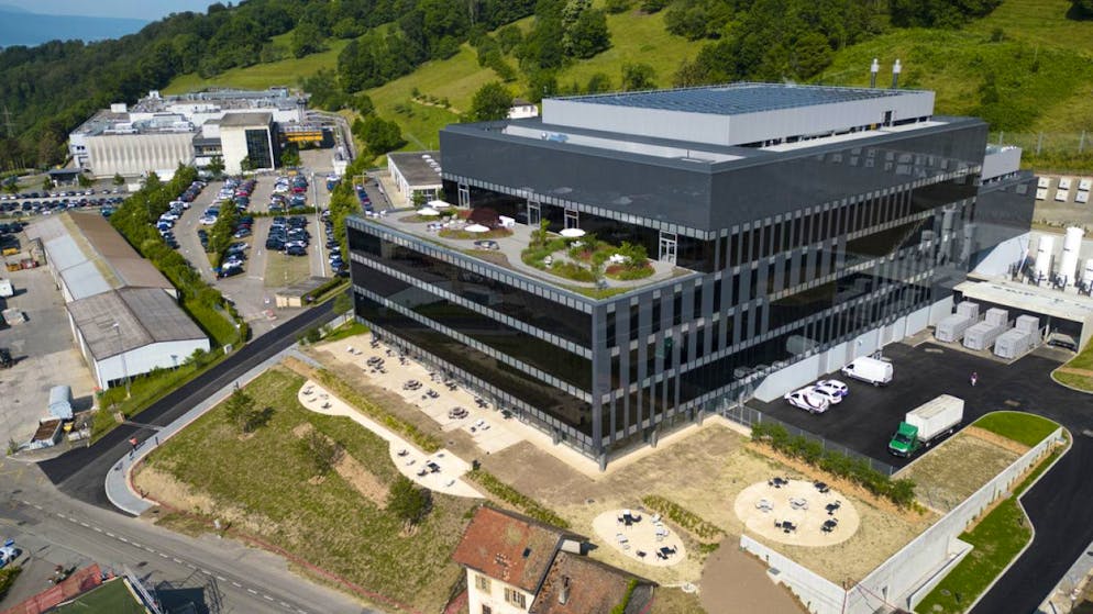Merck inaugure son centre de Biotech à Corsier-sur-Vevey - Gallery. Le nouveau bâtiment "Biotech Development Center" du groupe allemand Merck à Corsier-sur-Vevey (VD), inauguré mercredi.