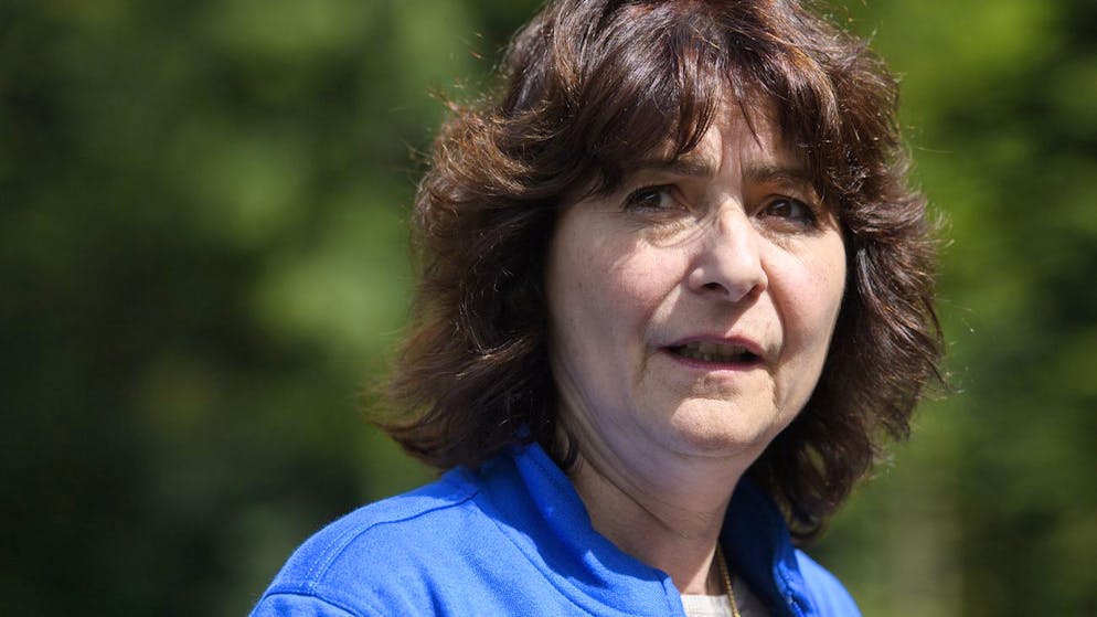 Anna Giacometti im August 2017 als Gemeindepräsidentin von Bregaglia.