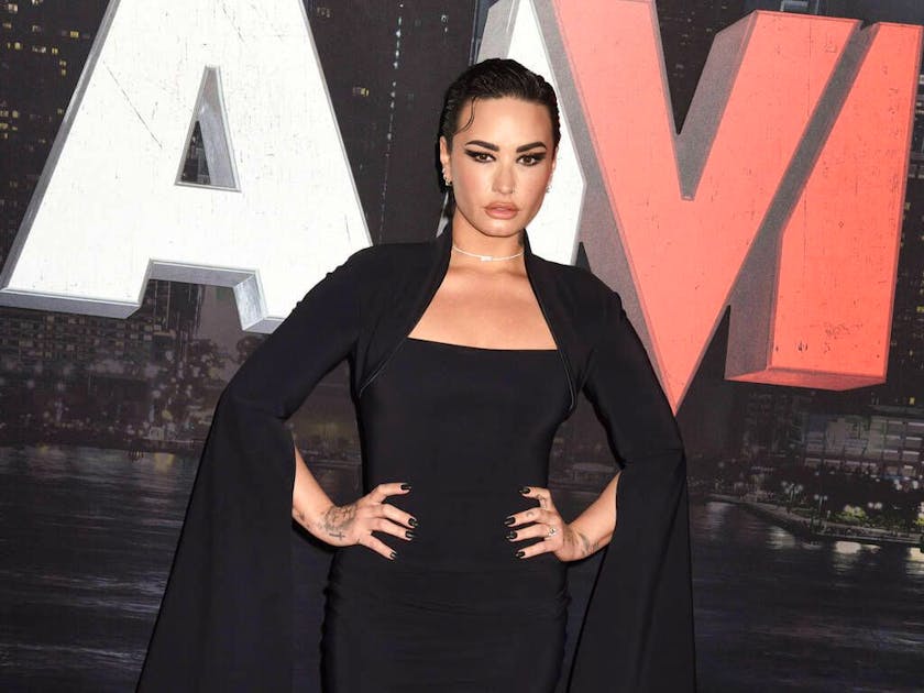 Non binary.  Demi Lovato Abandons Neutral Pronouns: “It Was Exhausting”