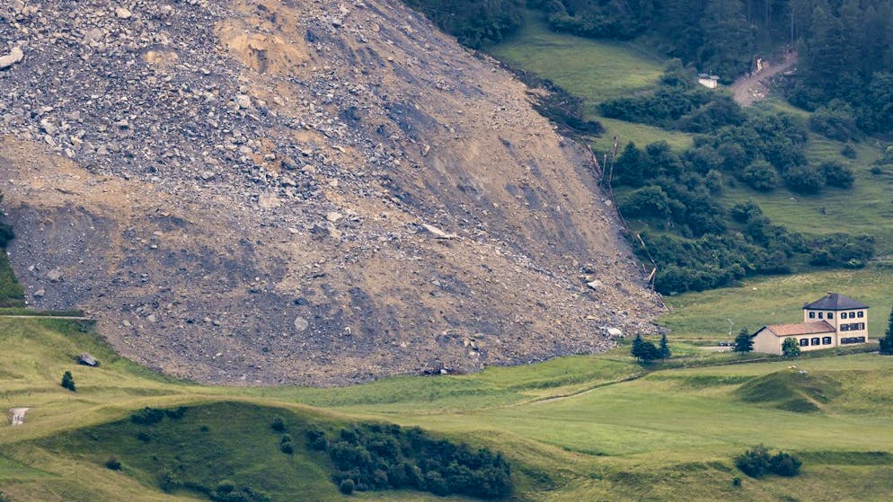 Der Brienzer Rutsch ist gefährlich nahe ans Dorf herangekommen. 