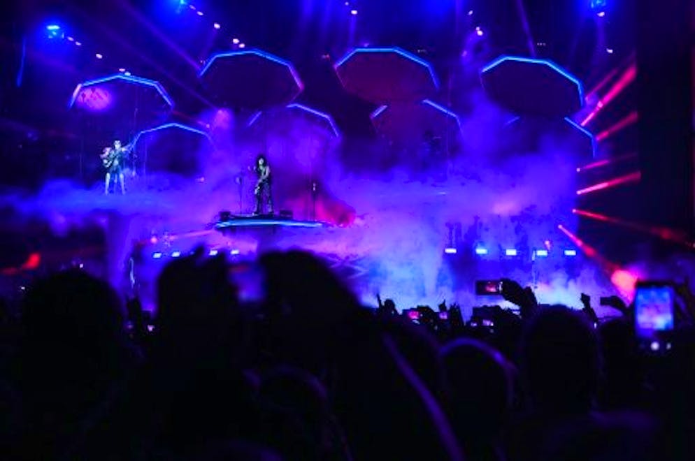 Kiss embrasse une dernière fois le Hellfest - Gallery. Kiss en concert pendant le Hellfest à Clisson dans l'ouest de la France, le 15 juin 2023
