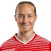 Portrait von Laura Felber, Spielerin der Schweizer Fussballnationalmannschaft der Frauen, fotografiert am 30. August 2022 in Kloten, Kanton Zuerich. (SFV/KEYSTONE/Valeriano Di Domenico)