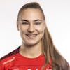 Portrait von Alena Bienz, Spielerin des Schweizer U-19 Fussballnationalteams, aufgenommen am 13. September 2021 in Kloten. (KEYSTONE/SFV/Severin Bigler)