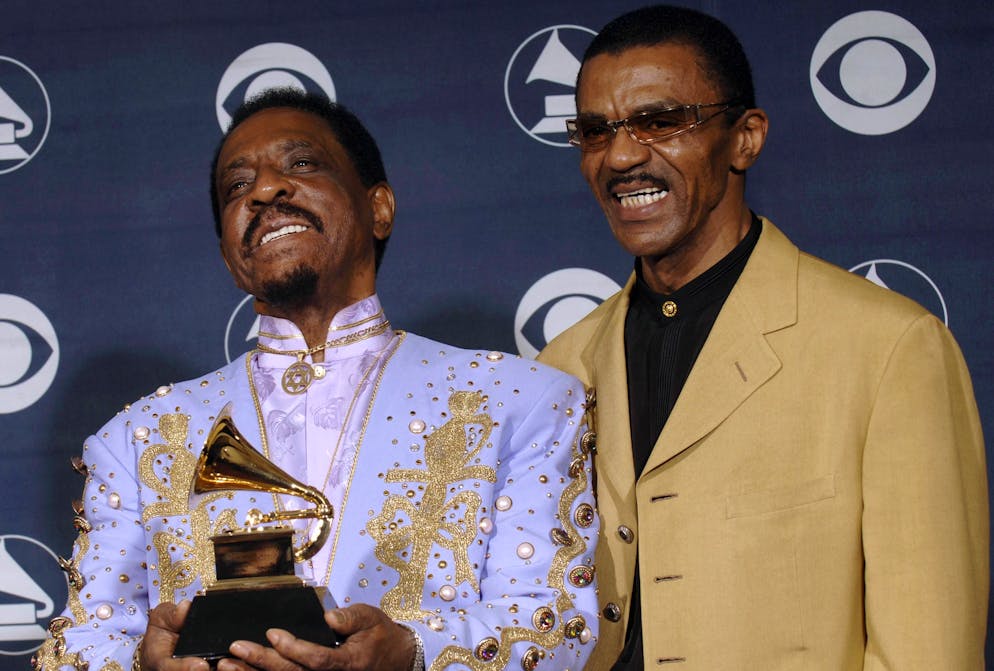 Sohn von Tina Turner: Ike Turner Junior starb im Alter von 67 Jahren. Ike Turner Jr. (rechts) und sein Vater Ike bei der Verleihung der Grammys im Jahr 2007.