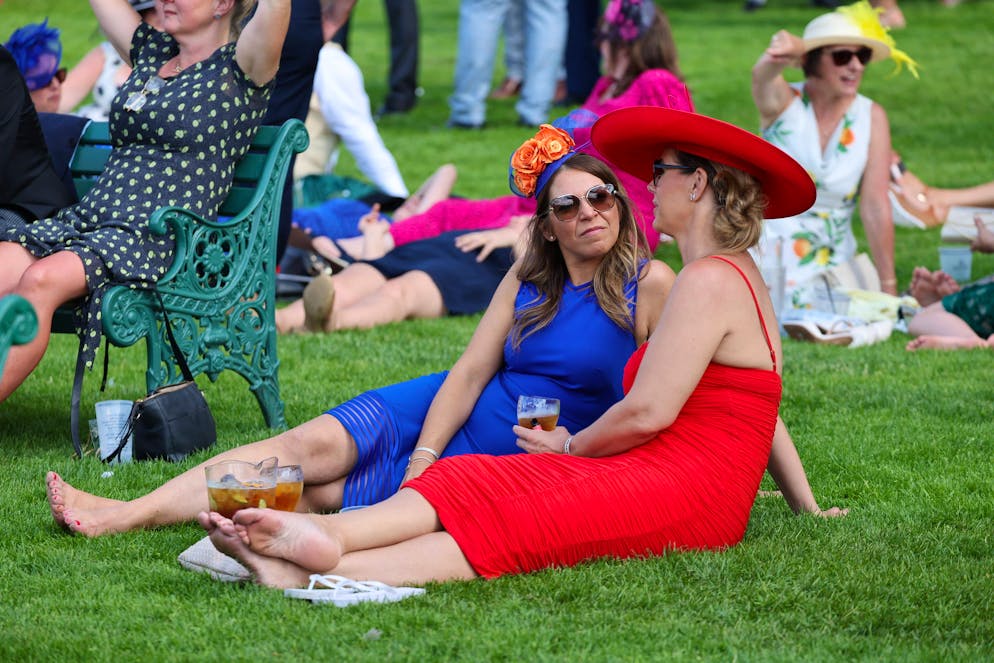 The most beautiful views from Royal Ascot.  Royal Ascot's strict dress code, which requires top coats and hats for men and corresponding dresses for women, has become increasingly bold in recent years.