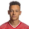 Portrait von Julian von Moos, Spieler der Schweizer U21 Fussballnationalmannschaft der Manner, aufgenommen am 26. Maerz 2023 in Basel. (KEYSTONE/SFV/Gaetan Bally)