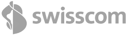 Logo Swisscom leicht ausgegraut ohne Hintergrund