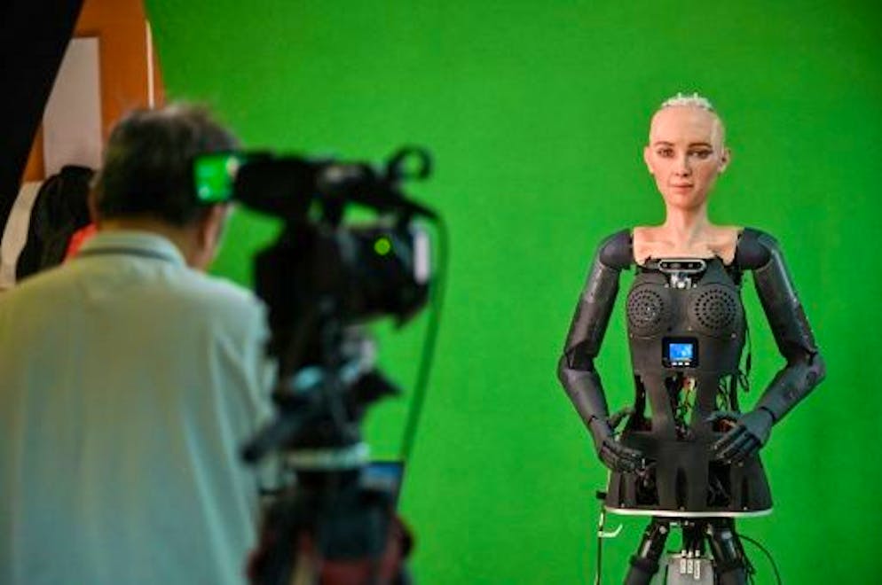 Si l'IA devait détruire l'humanité, comment s'y prendrait-elle? - Gallery. Un robot humanoïde présenté à Hong Kong, en Chine, le 10 mai 20223