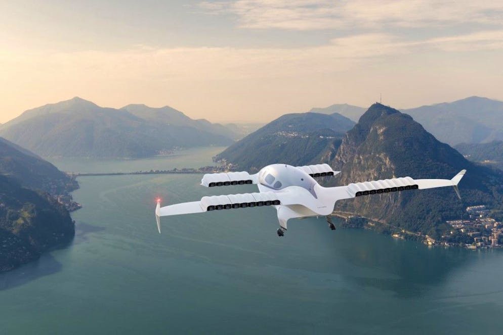 Da Lugano a Milano in soli 15 minuti grazie al jet elettrico di Air-Dynamic. Il Lilium Jet eVTOL («electrical Vertical Take-Off Landing») completamente elettrico,