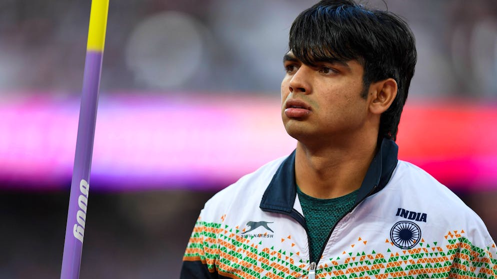 Neeraj Chopra fuori dall'India per la prima volta nel 2017, in occasione dei campionati del mondo di atletica del 2017, a Londra. Il ragazzo aveva allora appena 20 anni.