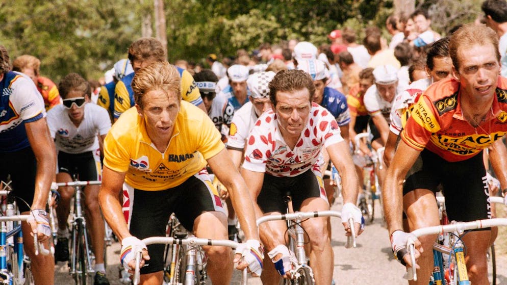 Die wichtigsten Fakten zur diesjährigen Frankreich-Rundfahrt - Gallery. Bernard Hinault, hier im rotgepunkteten Bergtrikot, war 1985 der letzte französische Tour-de-France-Sieger