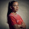 Switzerland's Meriame Terchoun poses for a portrait during a training camp of the Swiss women's national football team on Thursday, June 29, 2023 at the Grand Hotel des Bains in Yverdon, Switzerland. The Swiss team will take part in the Women's World Cup in Australia and New Zealand from 20 July to 20 August. (KEYSTONE/Gabriel Monnet)