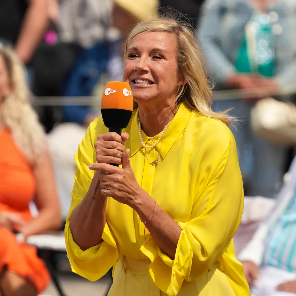 «ZDF-Fernsehgarten» wird 40. Andrea Kiewel: «Wir mussten das Publikum aus Sicherheitsgründen nach Hause schicken»