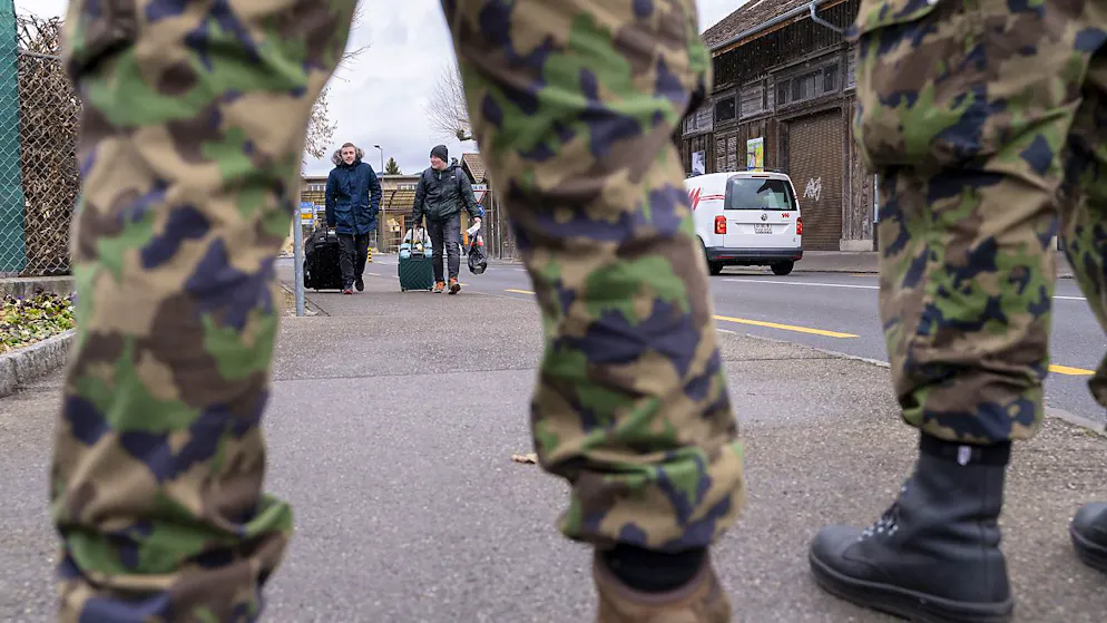 Einrücken zur RS: Für 8231 Rekrutinnen und Rekruten hat am Montag die militärische Grundausbildung begonnen.(Archivbild vom 31. Januar 2022)