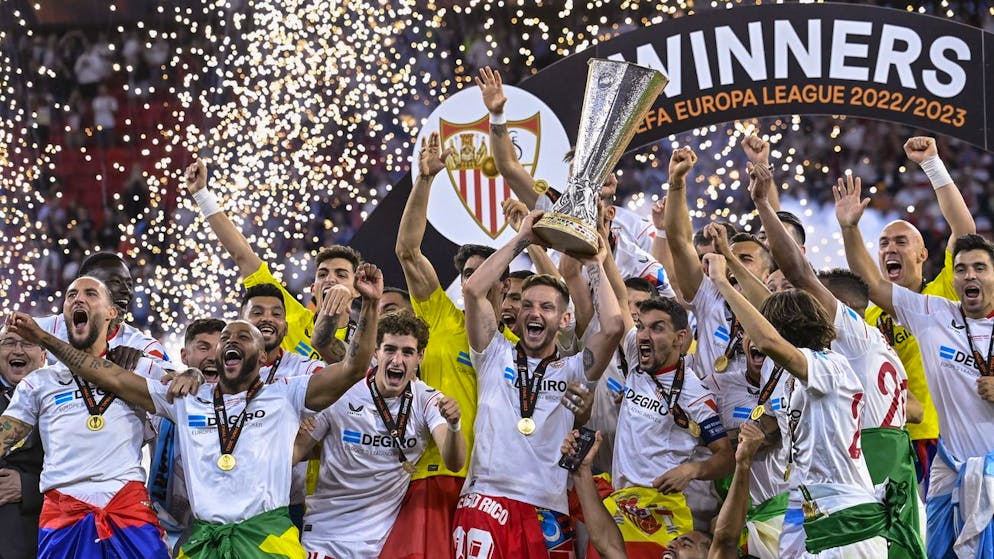 A month ago, Sevilla celebrated winning the Europa League.