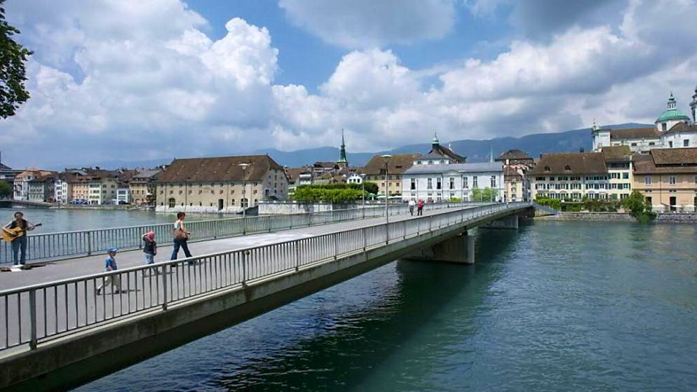 Im Kanton funktioniert der Finanzausgleich zwischen den reichen und armen Gemeinden. Die Stadt Solothurn (Bild) zahlt in den Ausgleichstopf ein. (Archivbild)