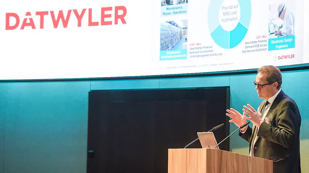 Der CEO von Dätwyler, Dirk Lambrecht. (Archivaufnahme)
