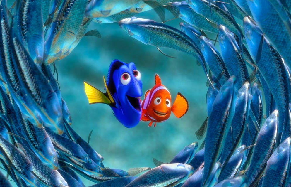 Un'immagina tratta da «Alla ricerca di Nemo».