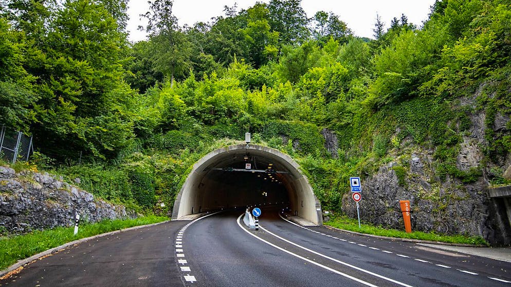 Der Soliwaldtunnel bleibt nächste Woche zwei Nächte gepserrt.