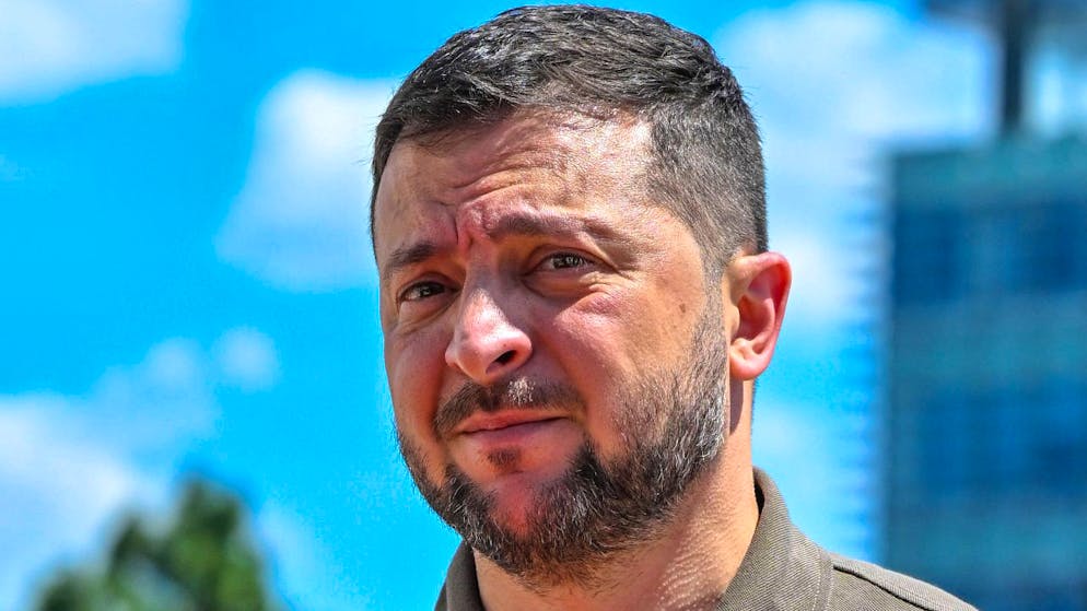 Wolodymyr Selenskyj, Präsident der Ukraine, ist nach seinem Besuch in Prag zu Besuch in der Slowakei. Foto: ?álek Václav/CTK/dpa