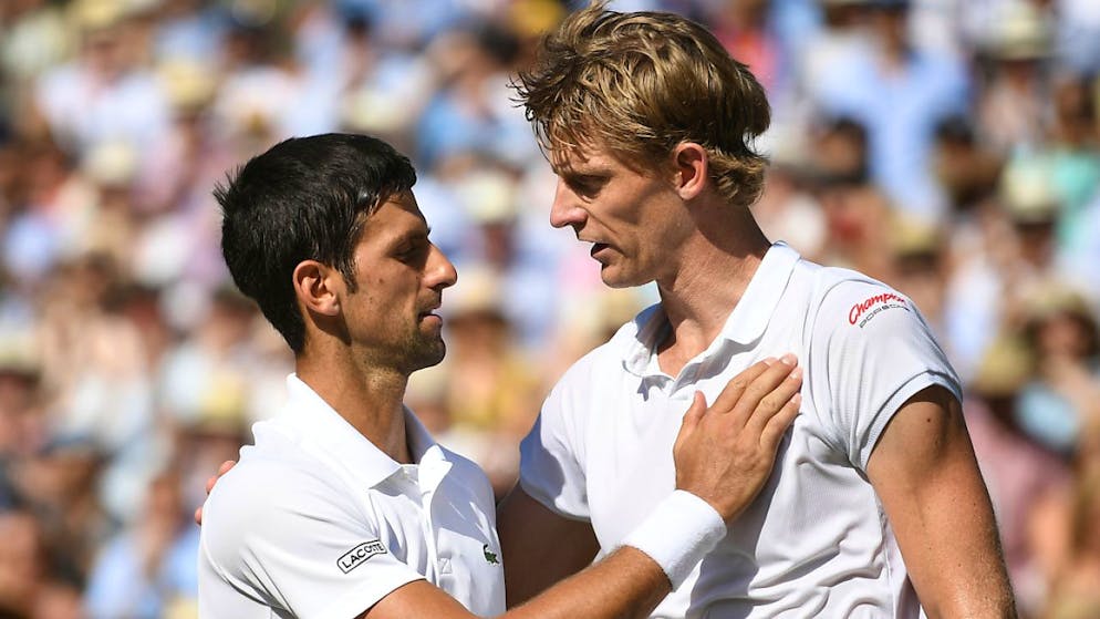 Zweifacher Grand-Slam-Finalist: Vor fünf Jahren verlor Kevin Anderson (re.) im Wimbledonfinal gegen Novak Djokovic